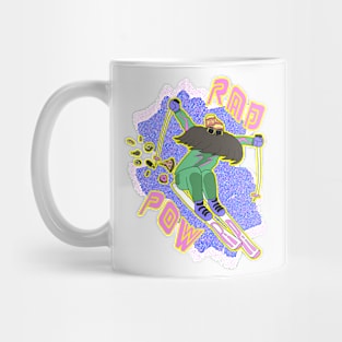 True '80s Ski Legend - Rad Pow Mug